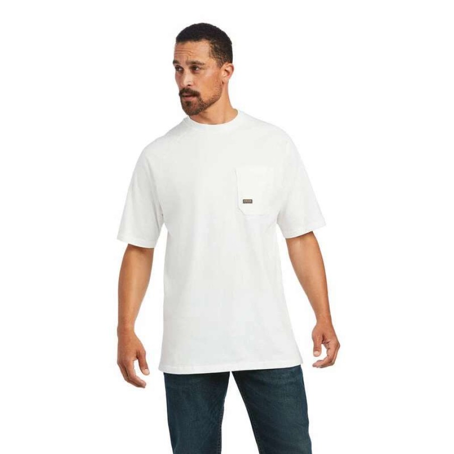 Men * | Ariat Rebar Cottonstrong T-Shirt