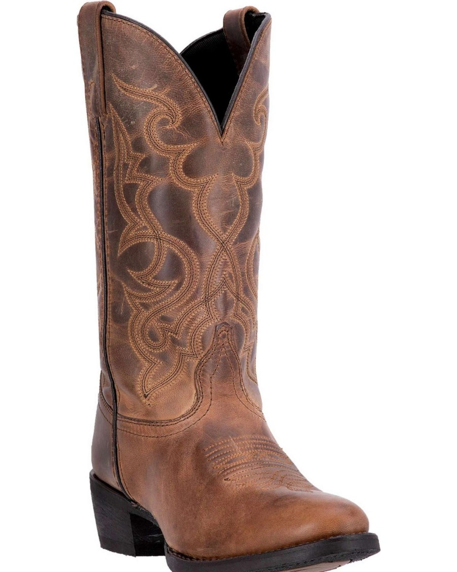 Footwear * | Women'S Laredo Maddie Western Round Toe Boots Tan