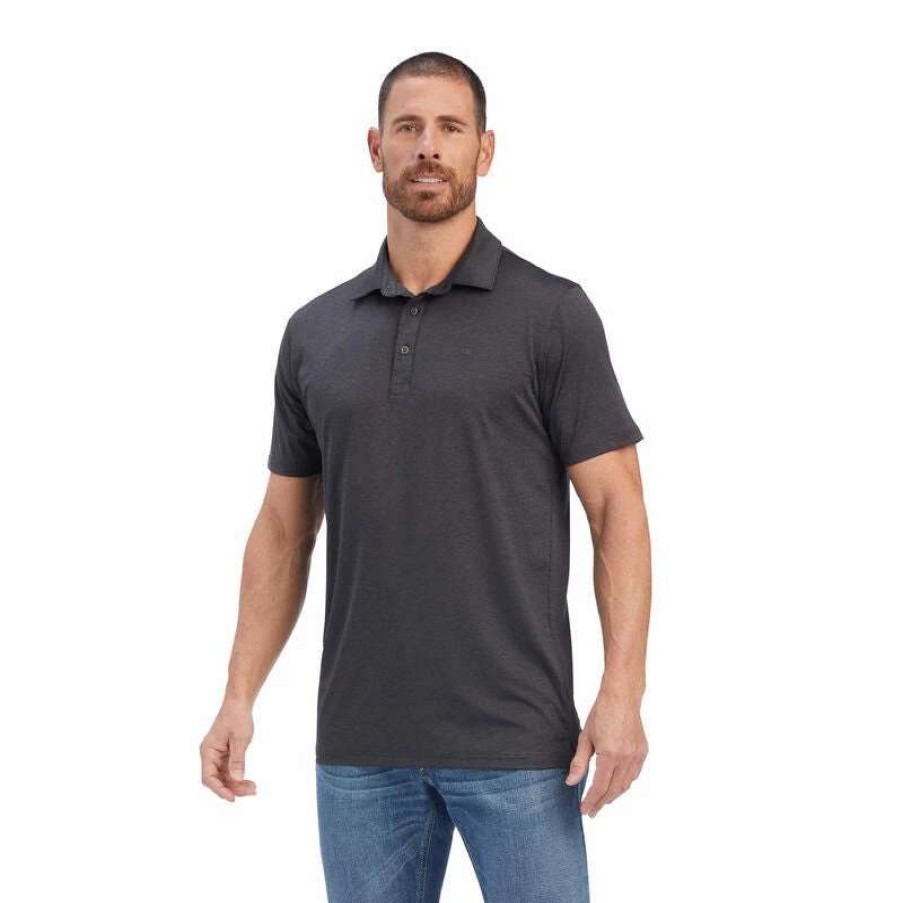 Men * | Ariat Charger 2.0 Fitted Polo