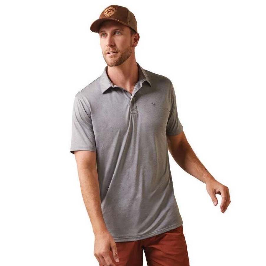 Men * | Ariat Charger 2.0 Fitted Polo