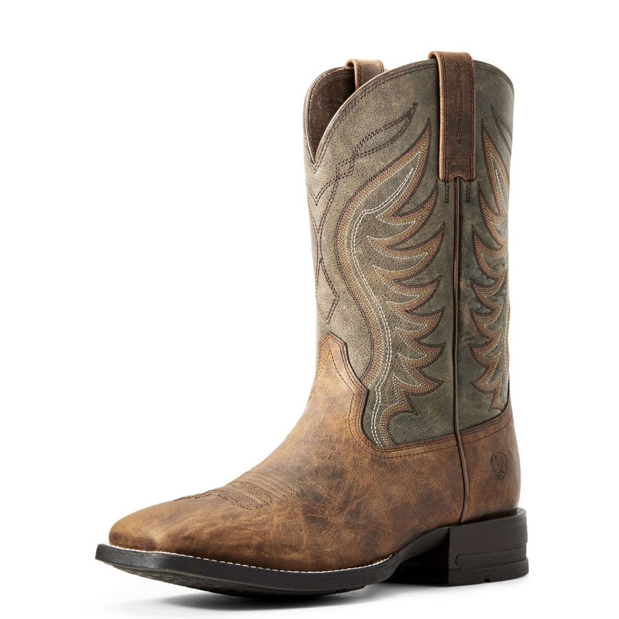 Footwear * | Ariat Amos Western Boot Sorrel Crunch