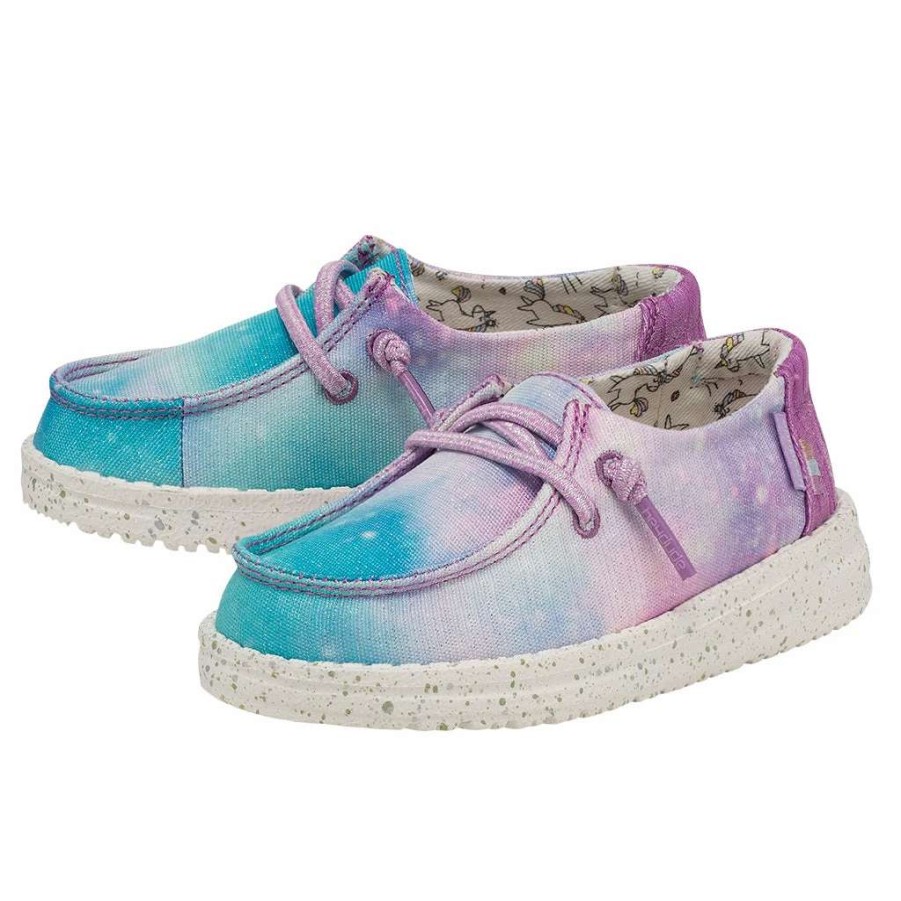 Footwear * | Hey Dude Wendy Toddler Unicorn Dreamer