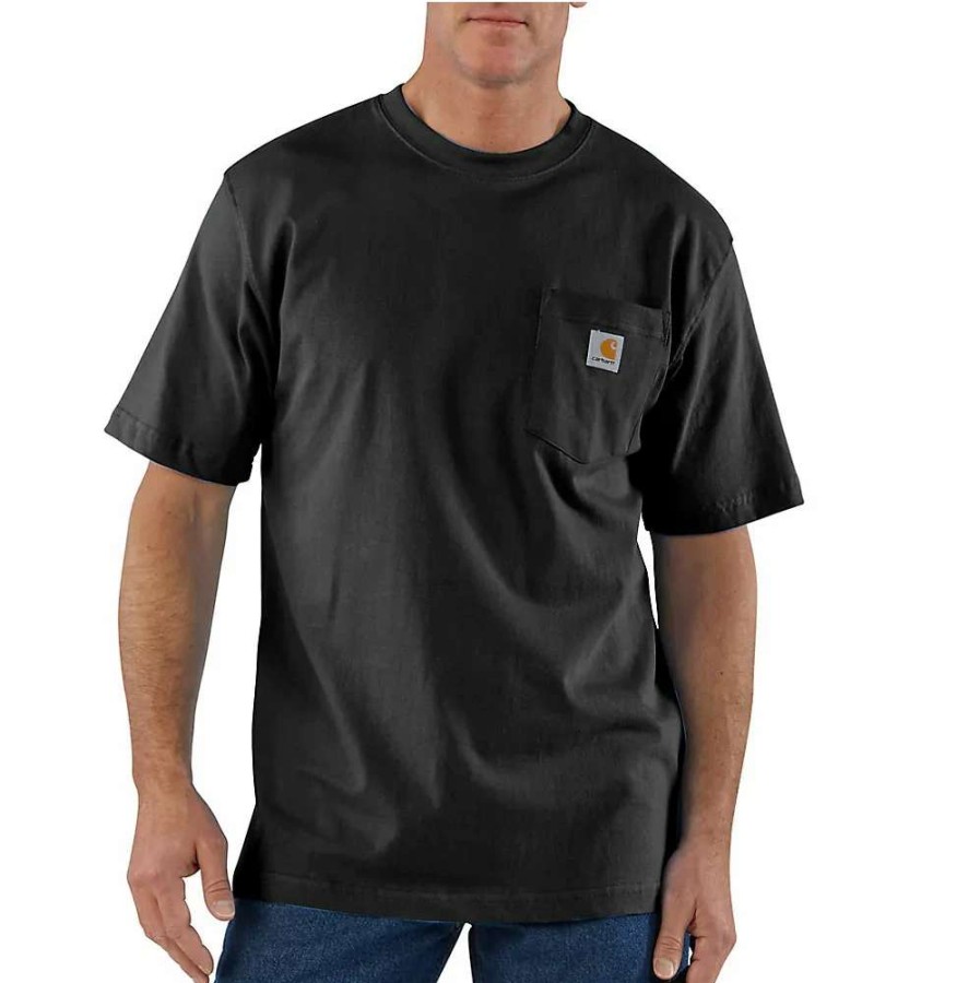 Men * | Carhartt Loose Fit Heavyweight Pocket T-Shirt