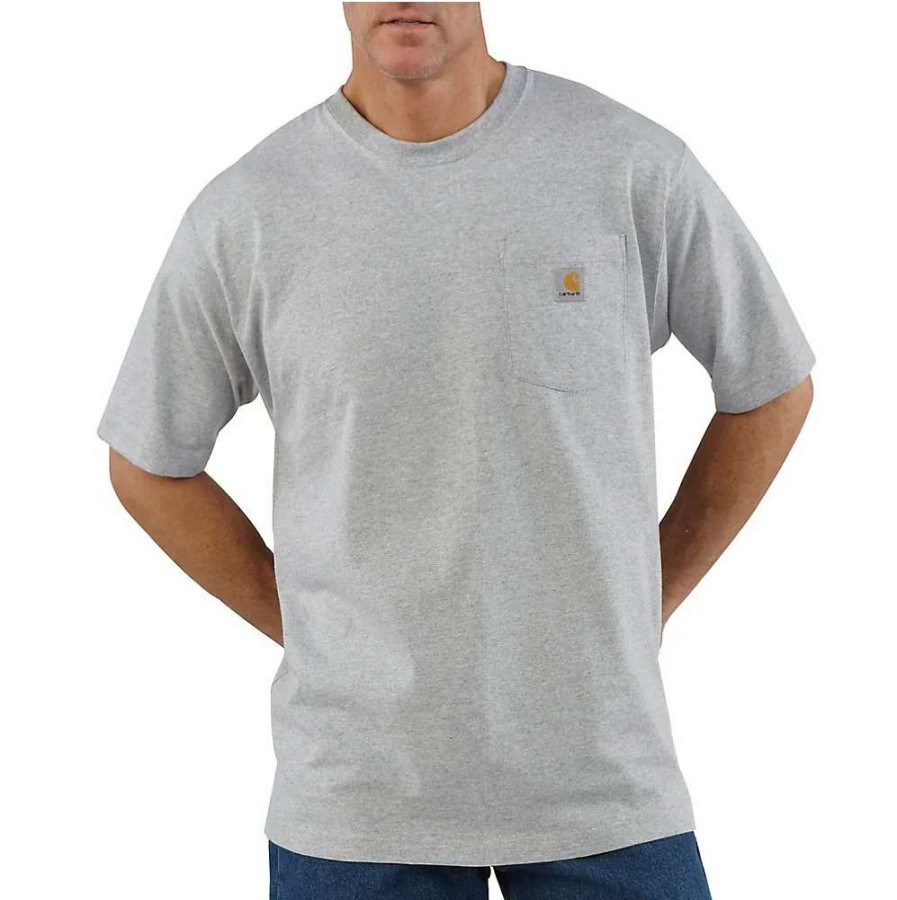 Men * | Carhartt Loose Fit Heavyweight Pocket T-Shirt