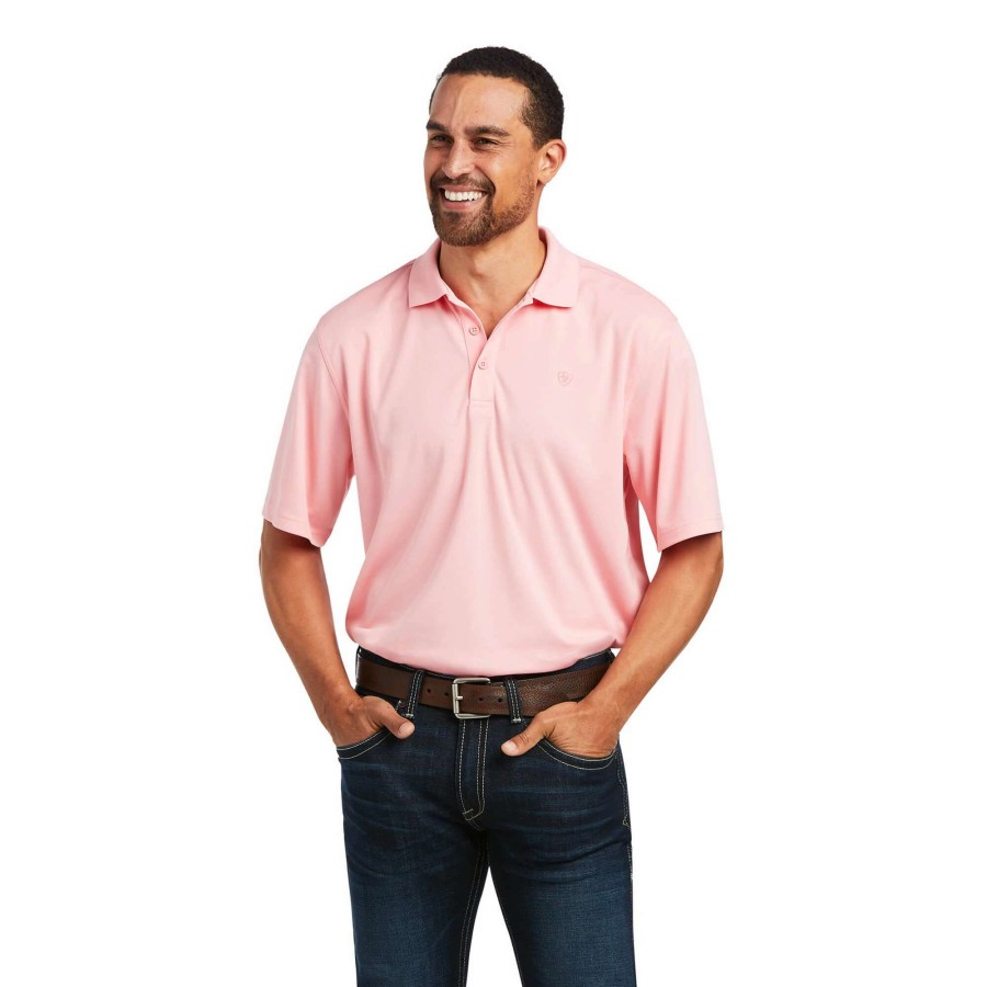 Men * | Ariat Tek Performance Polo