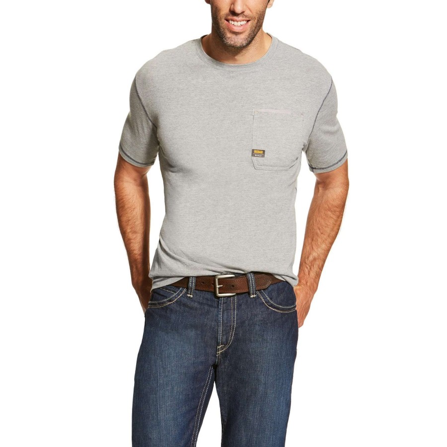 Men * | Ariat Rebar Workman T-Shirt