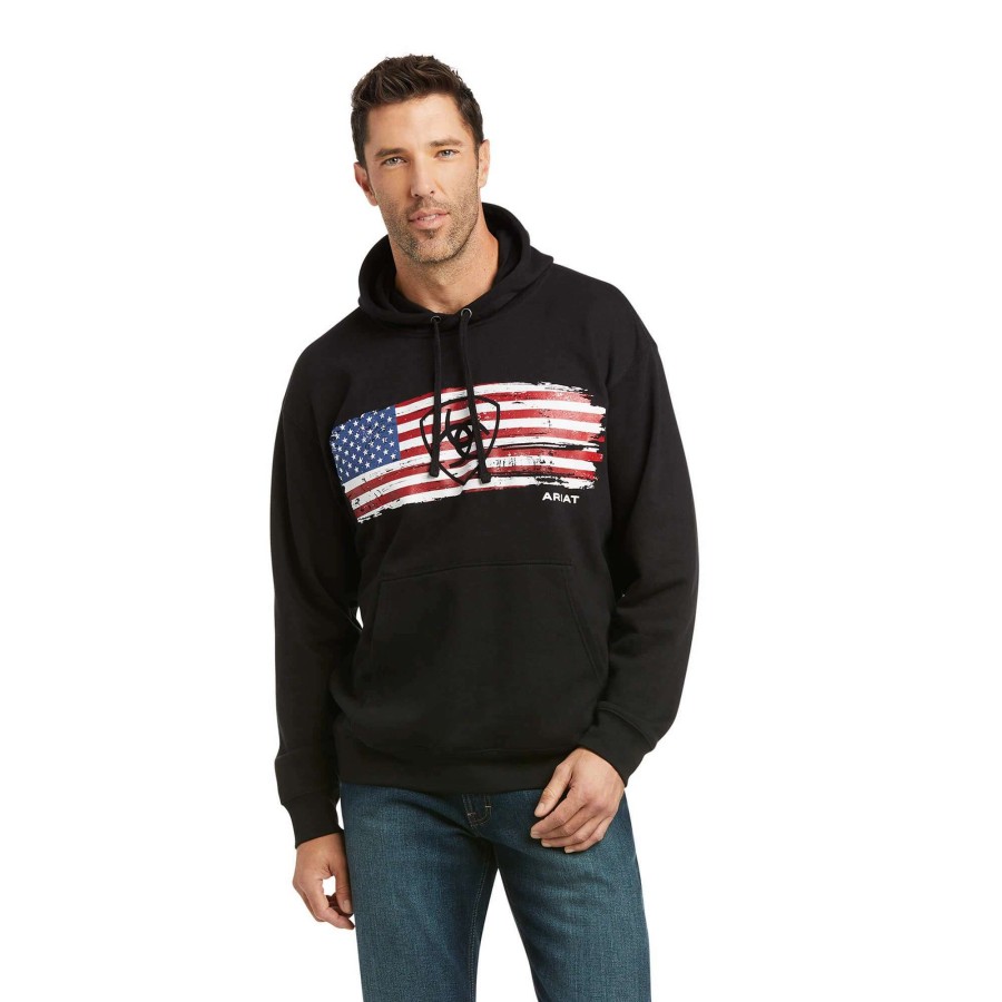 Men * | Ariat Basic Hoodie Sweatshirt