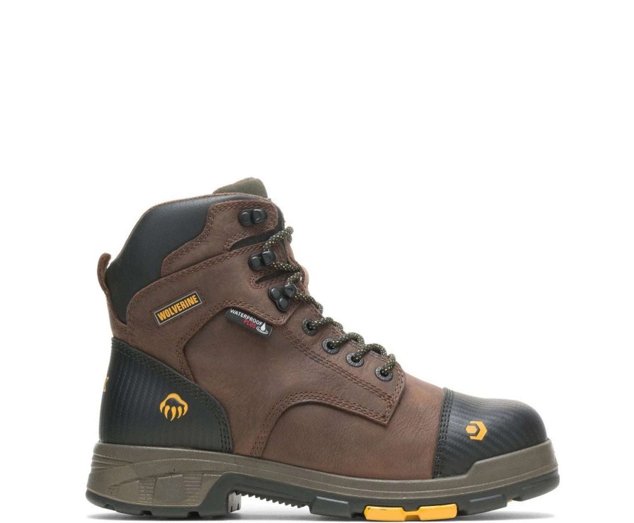 Footwear * | Wolverine Blade Lx Waterproof Met-Guard Carbonmax 6 Boot Brown