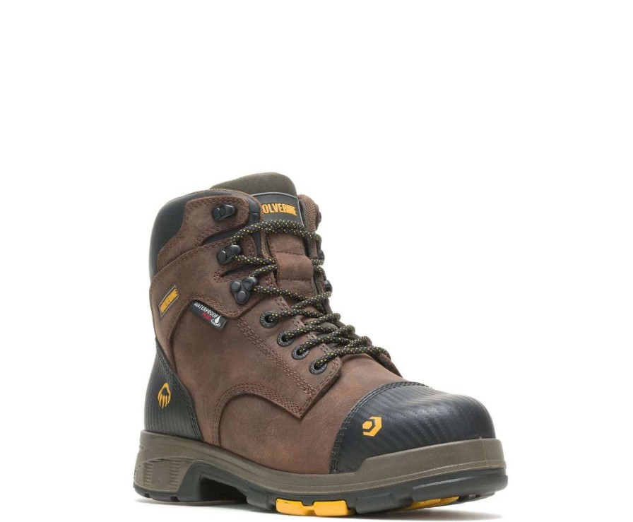 Footwear * | Wolverine Blade Lx Waterproof Met-Guard Carbonmax 6 Boot Brown