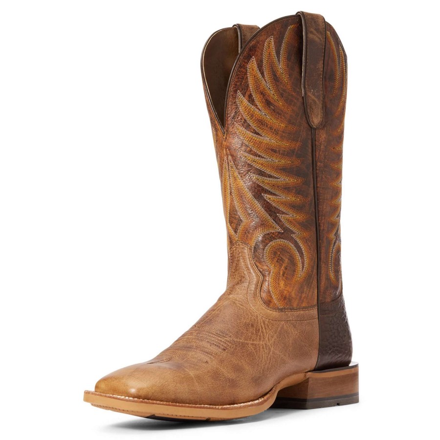 Footwear * | Ariat Toledo Western Boot Natural Crunch