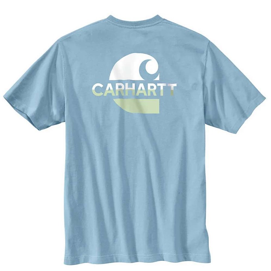 Men * | Carhartt Loose Fit Heavyweight Pocket C Graphic T-Shirt