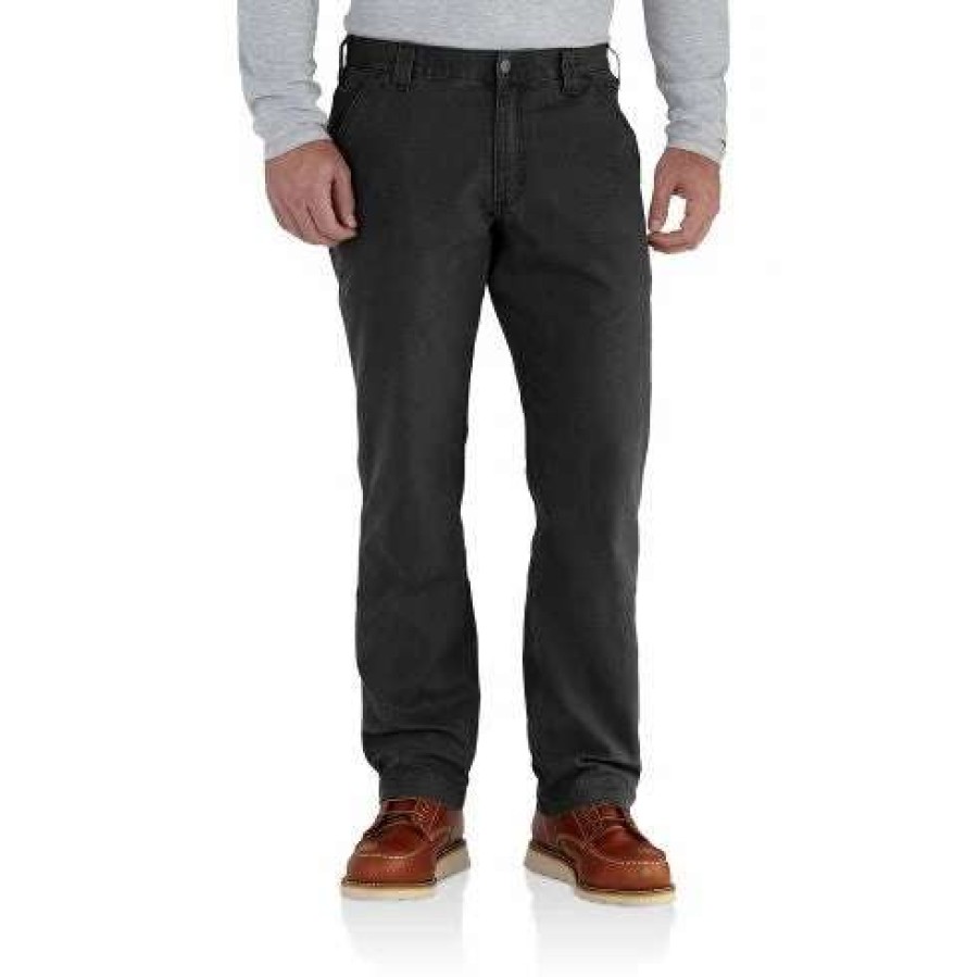 Men * | Carhartt Rugged Flex Relaxed Fit Canvas Work Pant Big And Tall