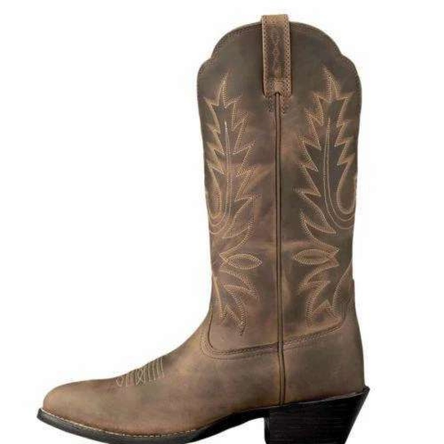 Footwear * | Ariat Ladies Heritage Western R Toe Boot