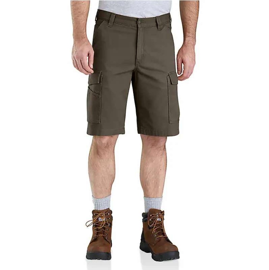 Men * | Carhartt Rugged Flex Relaxed Fit Canvas Cargo Work Shorts