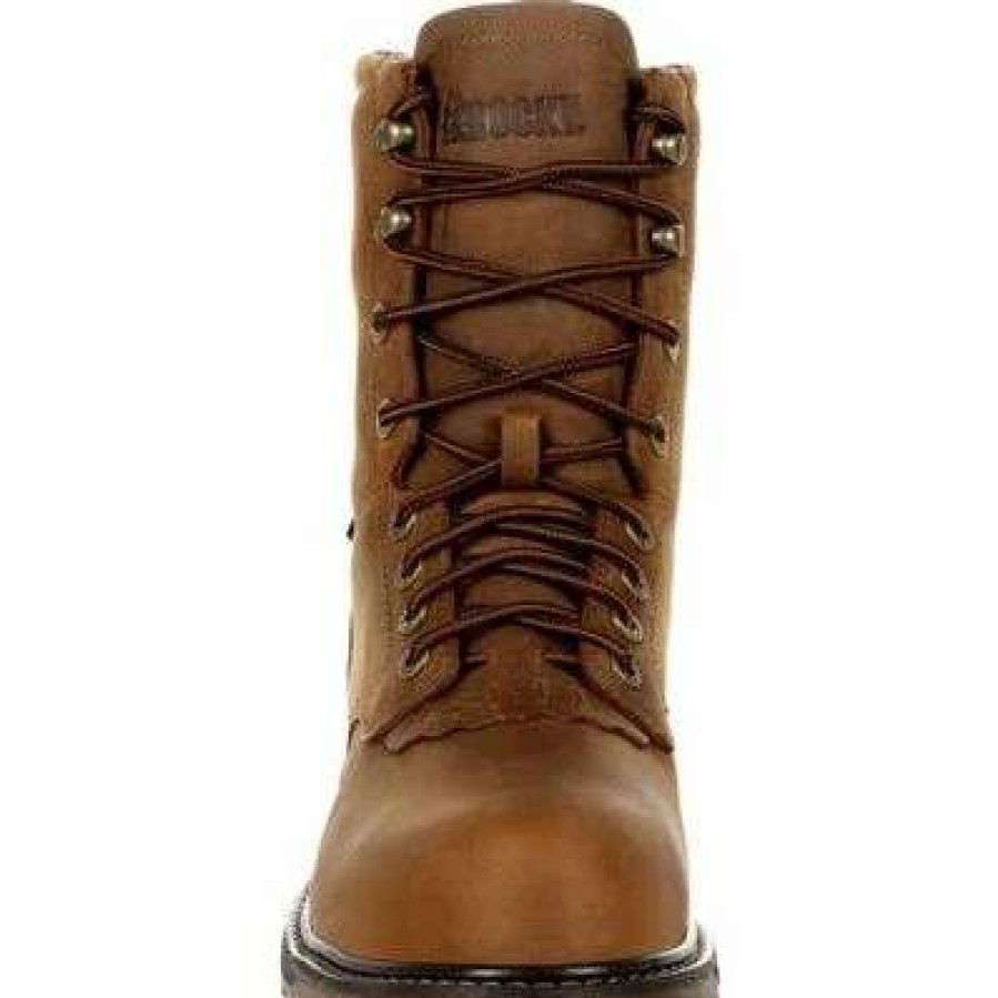 Footwear * | Rocky Men'S Original Ride Flx Composite Waterproof Lace Up Western Boot Sandy Brown