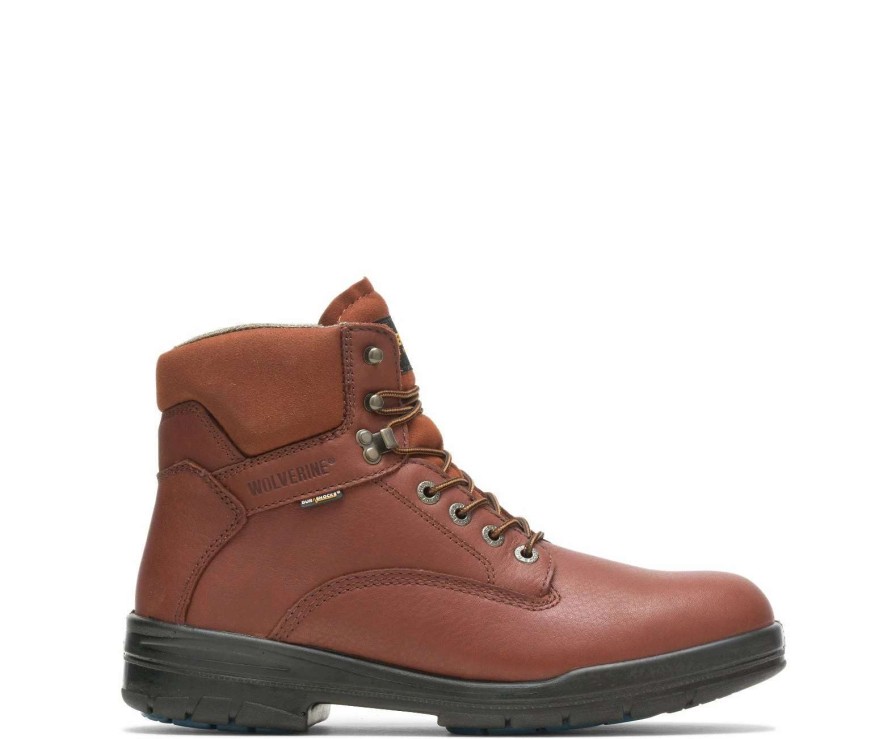 Footwear * | Men'S Wolverine Durashocks Sr Steel Toe Direct-Attach 6-Inch Work Boot Brown