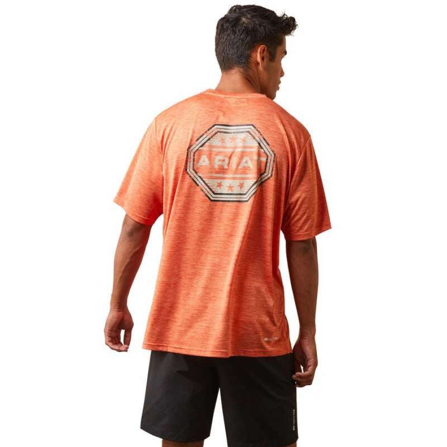 Men * | Ariat Charger Stamp T-Shirt