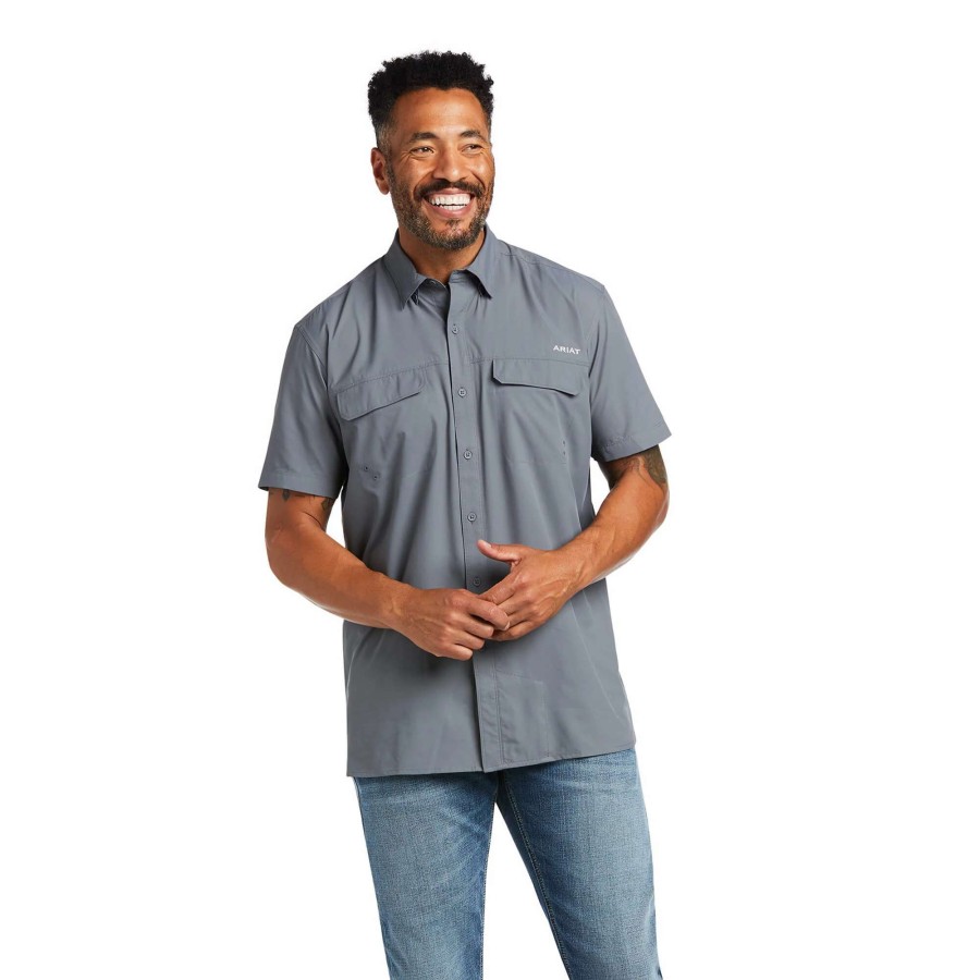 Men * | Ariat Venttek Outbound Fitted Shirt