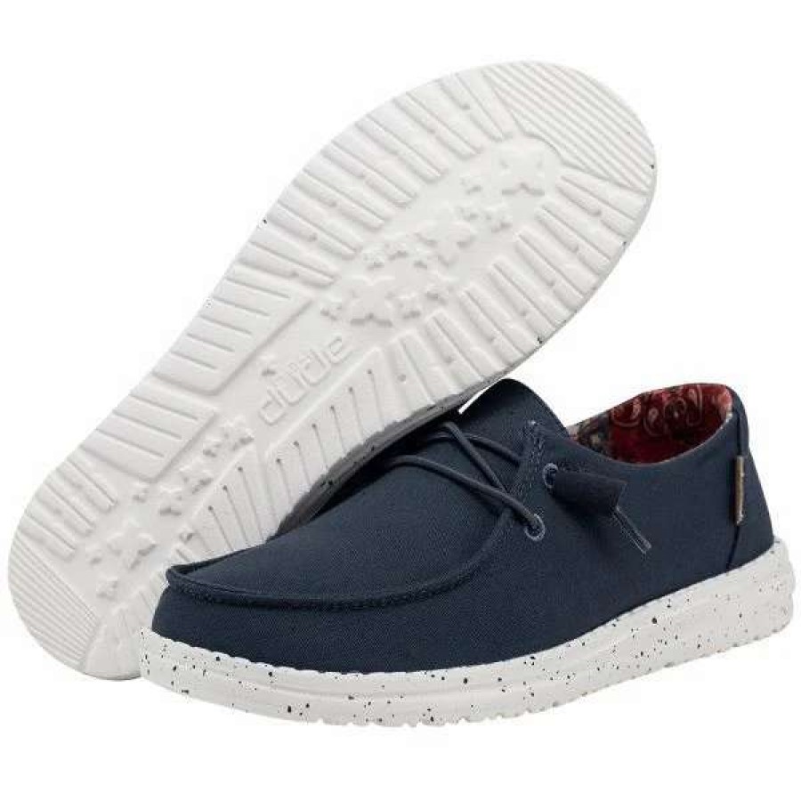 Footwear * | Hey Dude Wendy Canvas Arctic Night