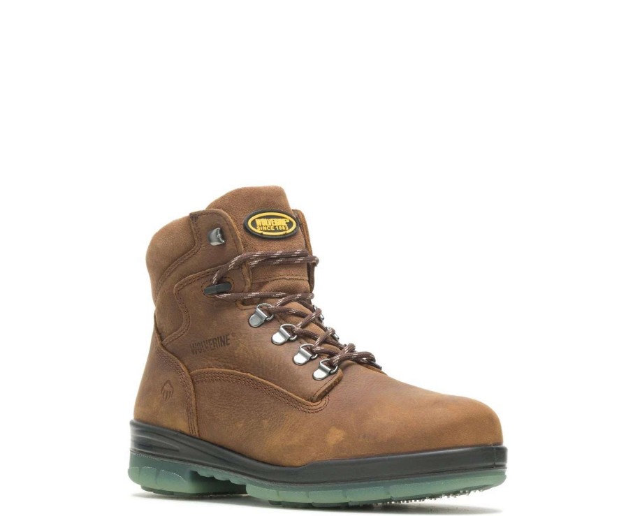 Footwear * | Wolverine I-90 Durashocks Waterproof Insulated Steel Toe 6 Work Boot Brown