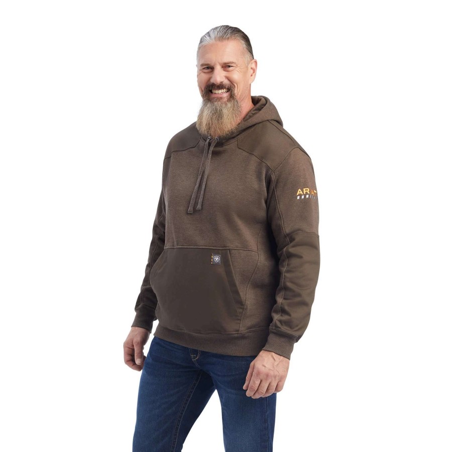 Men * | Ariat Rebar Workman Duracanvas Hoodie