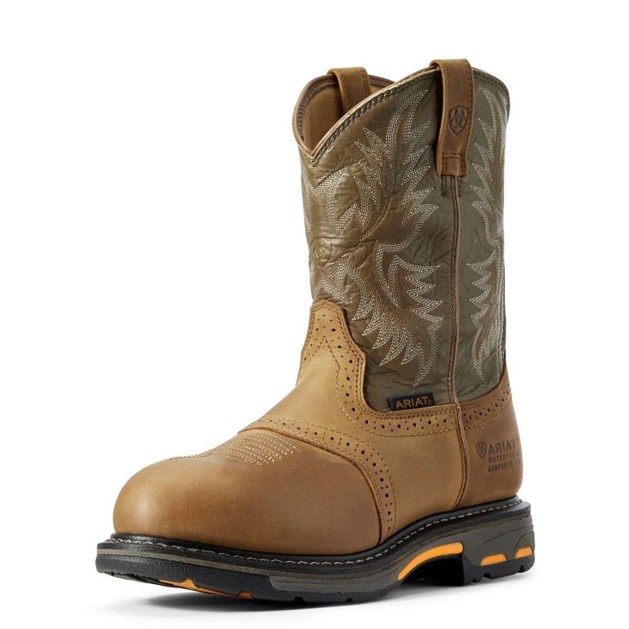 Footwear * | Ariat Workhog Waterproof Composite Toe Work Boot