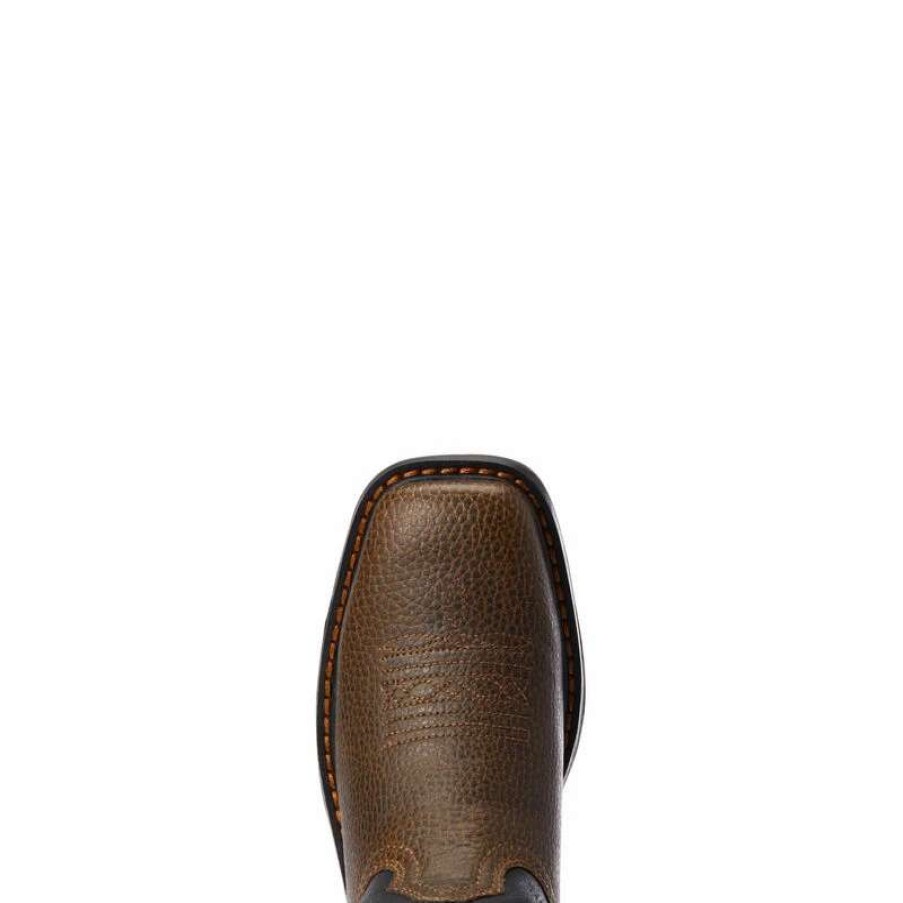 Footwear * | Ariat Kid'S Work Venttek Boot Cocoa Brown