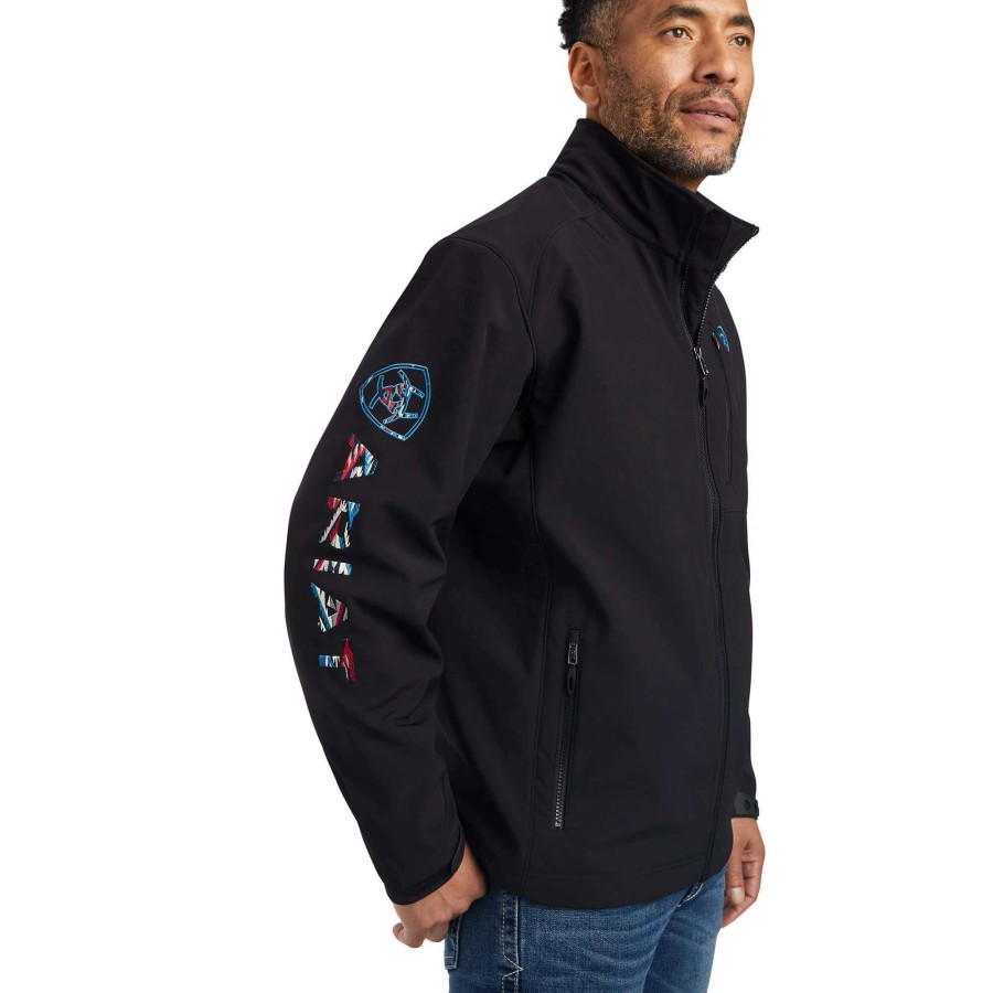 Men * | Ariat Men'S Chimayo Logo 2.0 Jacket Black