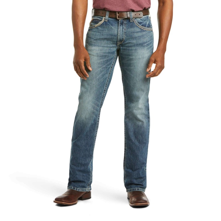 Men * | Ariat M5 Slim Stackable Straight Leg Jean Gambler