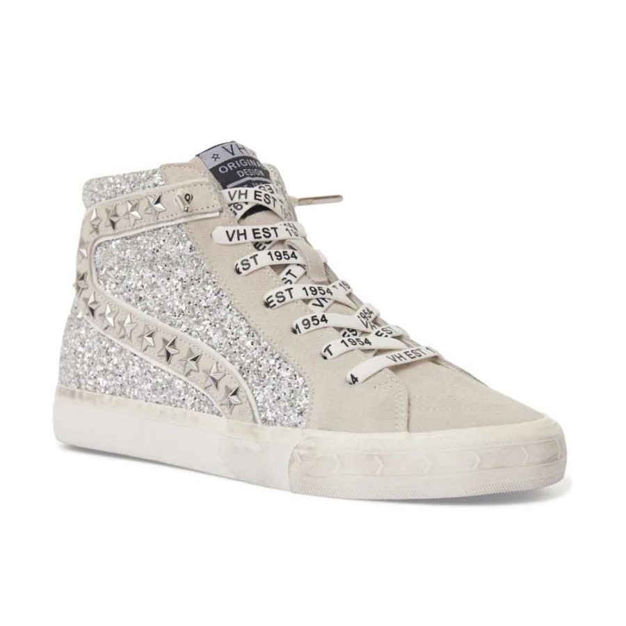 Footwear * | Vintage Havana Women'S Ray Sneakers Silver Glitter