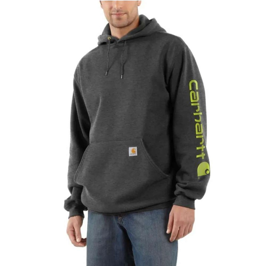 Men * | Carhartt K288 Loose Fit Midweight Logo Sleeve Graphic Sweatshirt