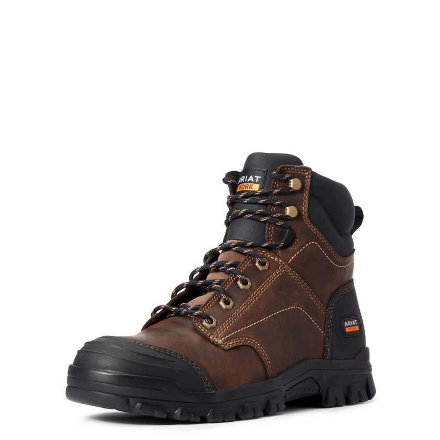 Footwear * | Ariat Treadfast 6 Work Boot Distressed Brown