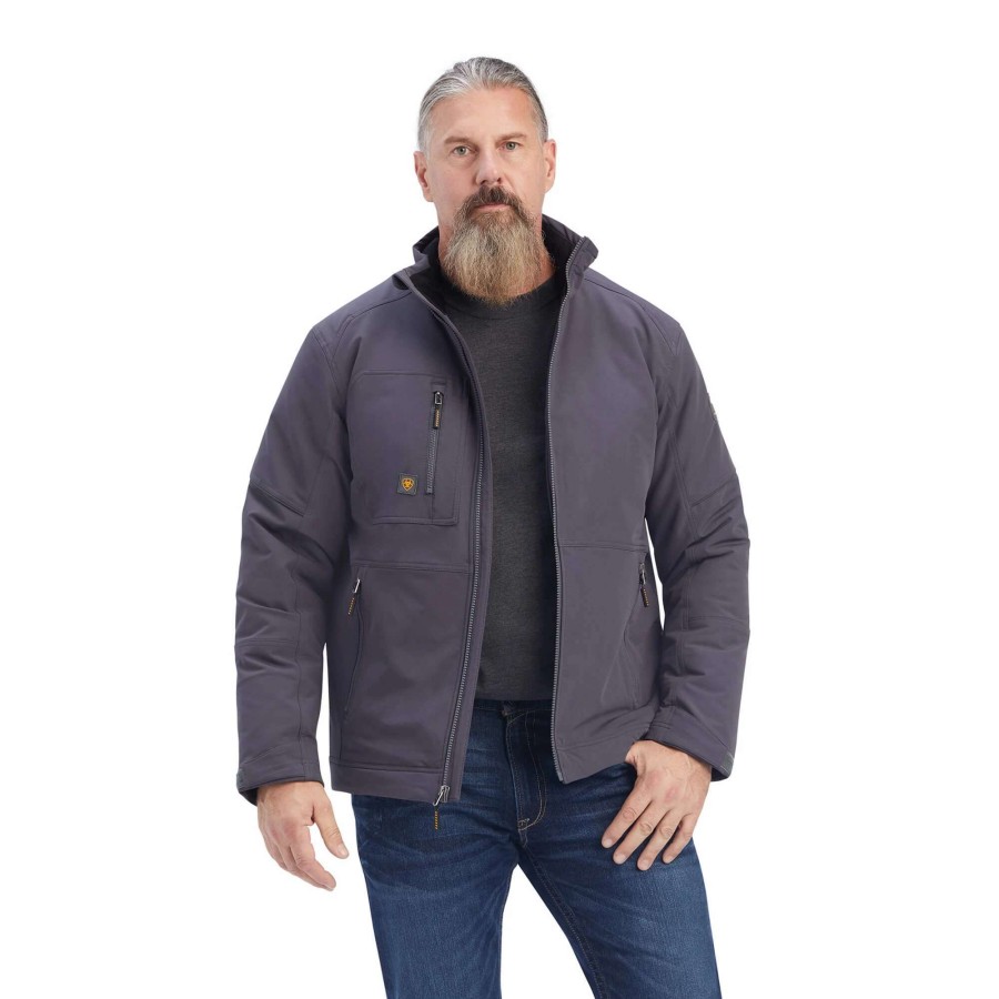 Men * | Ariat Rebar Dri-Tek Durastretch Insulated Jacket