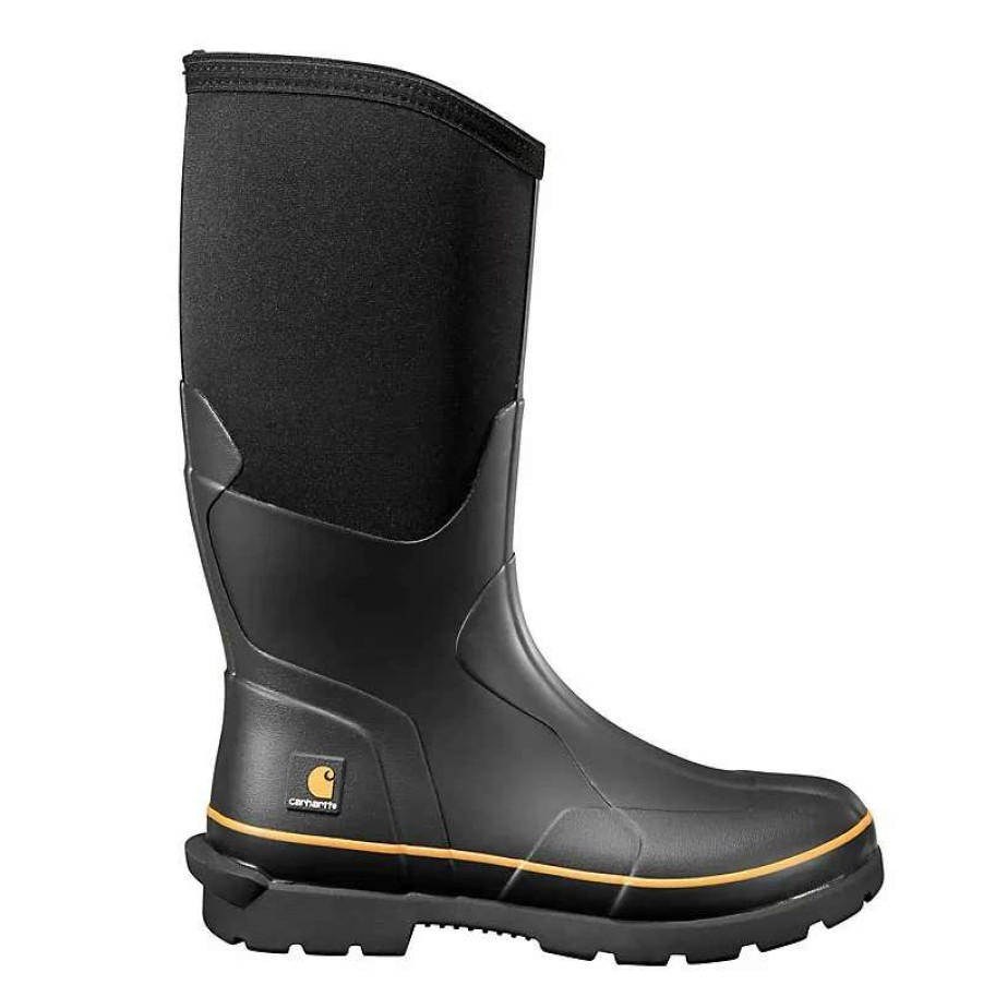 Footwear * | Carhartt Mudrunner 15-Inch Non-Safety Toe Rubber Boot Black