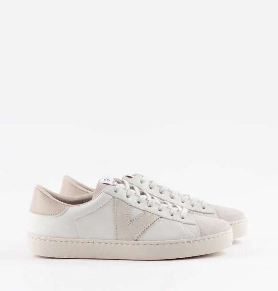 Footwear * | Victoria Berlin Leather & Split-Leather Sneakers Hielo