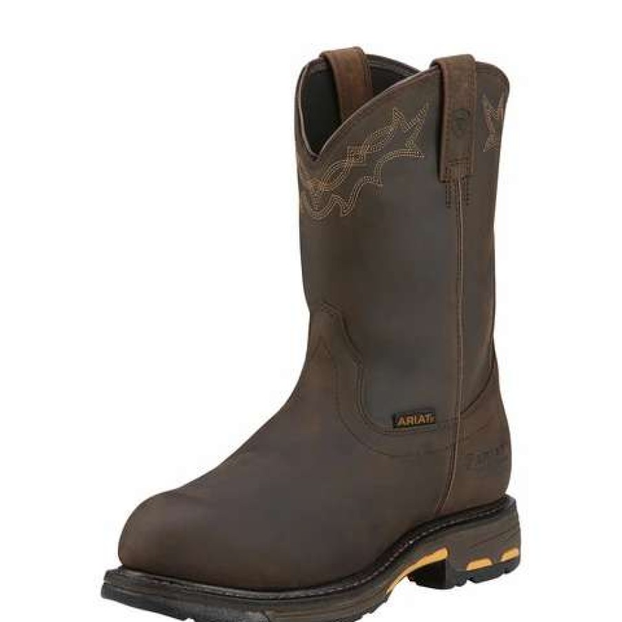 Footwear * | Ariat Workhog Waterproof Composite Toe Work Boot