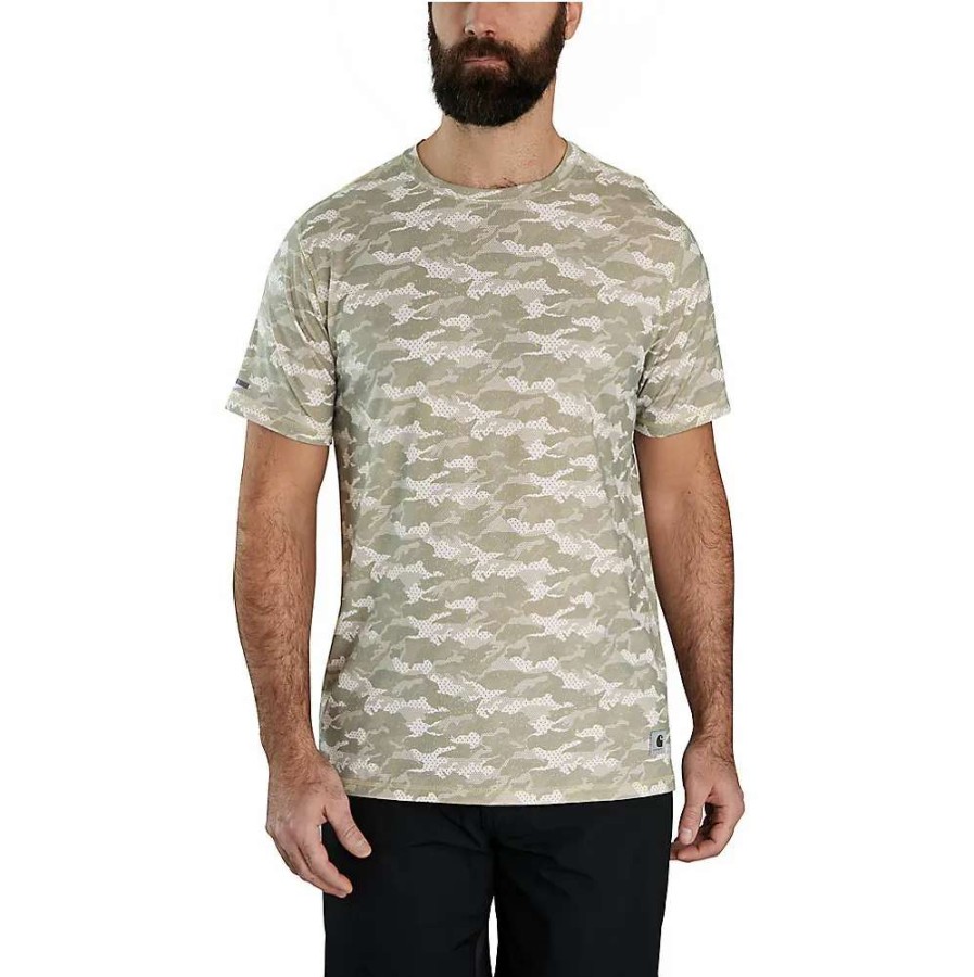 Men * | Carhartt Force Camo Print T-Shirt