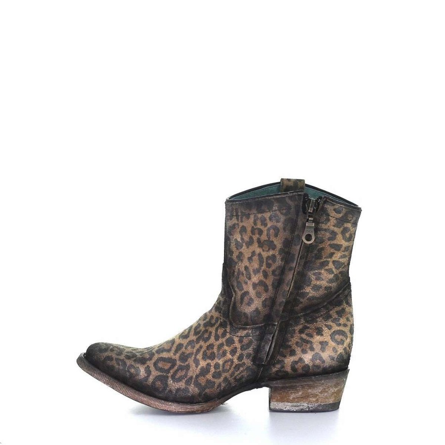 Footwear * | Corral Leopard Ankle Boot