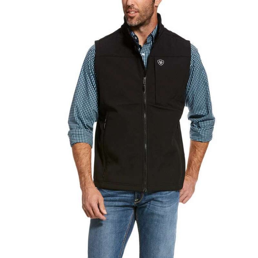 Men * | Ariat Men'S Logo 2.0 Softshell Vest