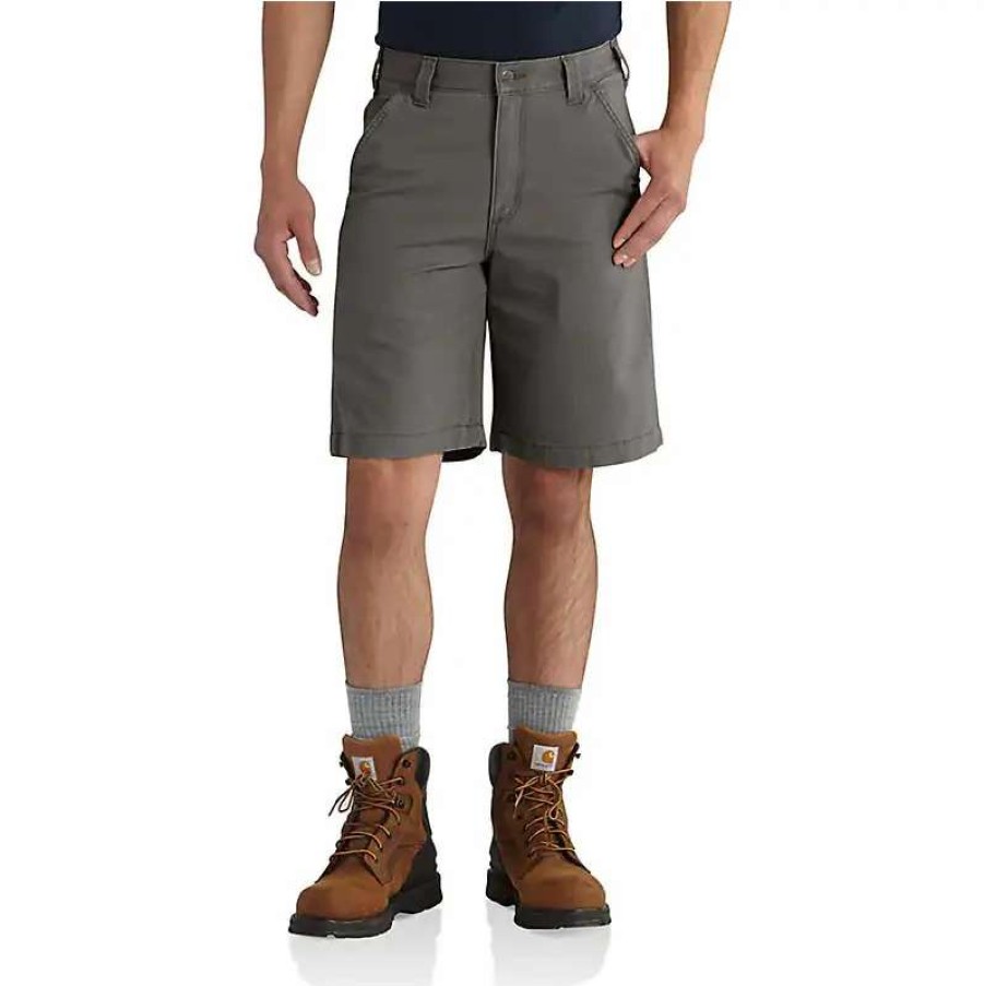 Men * | Carhartt Rugged Flex Relaxed Fit Canvas Work Shorts