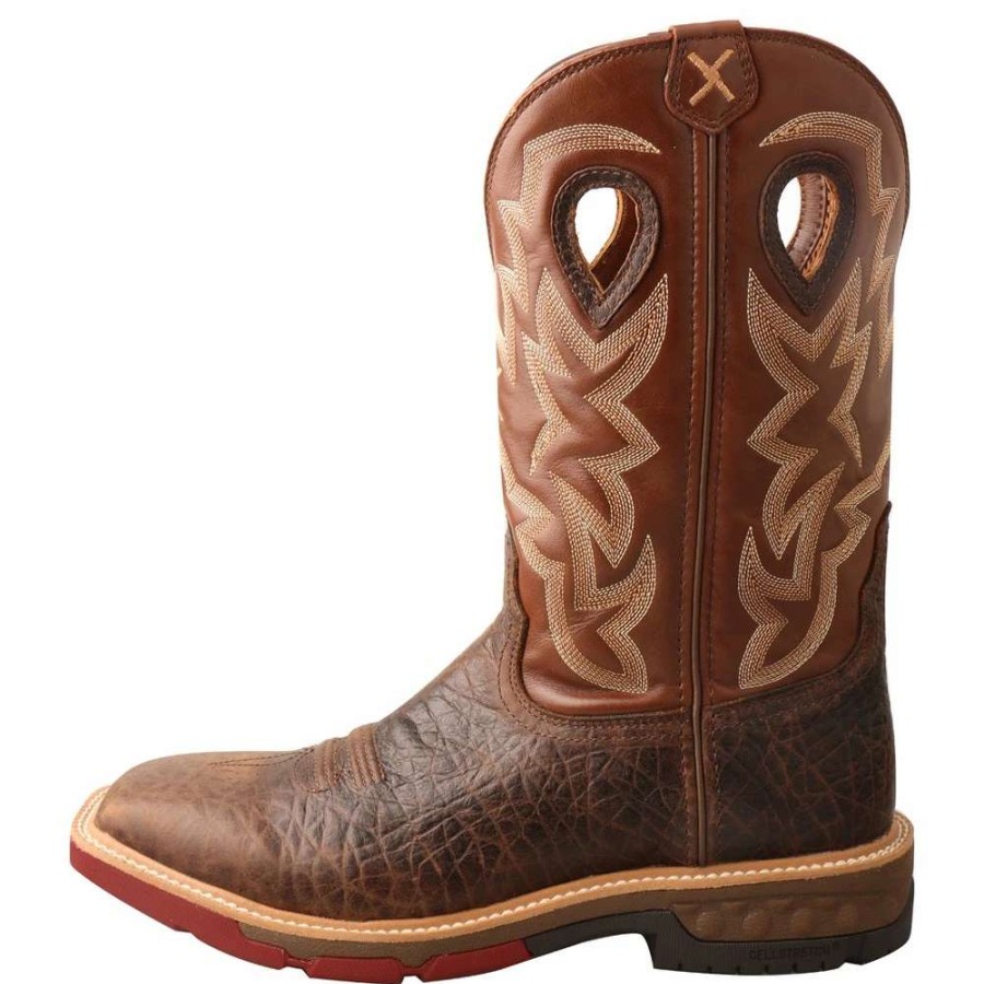 Footwear * | Twisted X 12-Inch Alloy Toe Western Work Boot