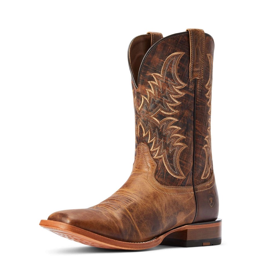 Footwear * | Ariat Point Ryder Western Boot Dry Creek Tan