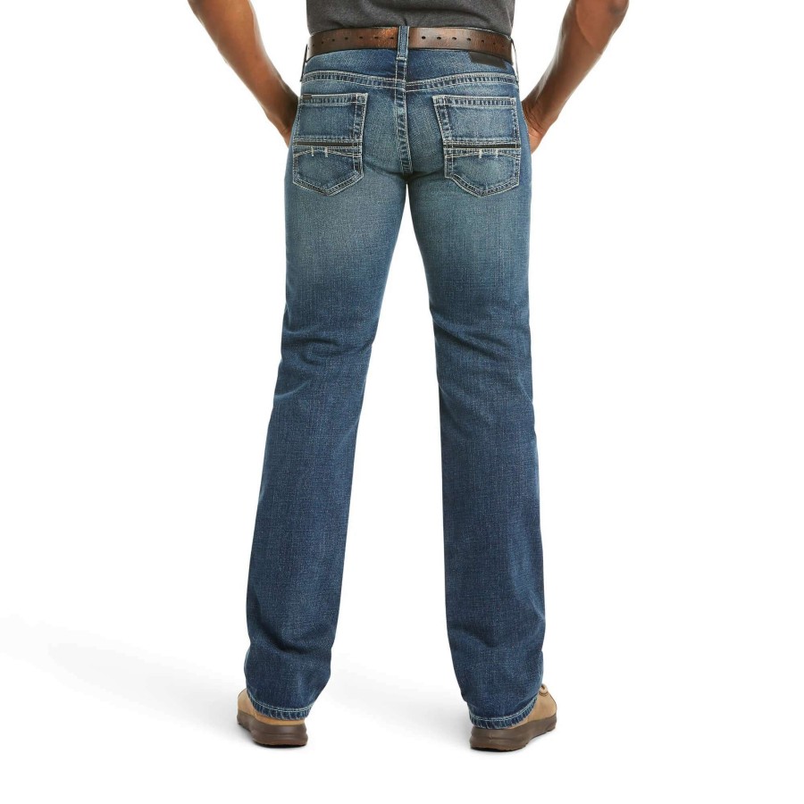 Men * | Ariat M7 Rocker Stretch Coltrane Stackable Straight Leg Jean Silverton