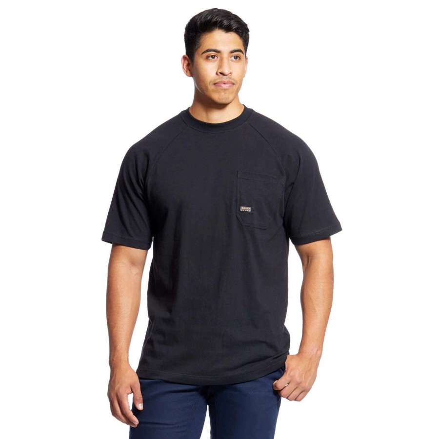 Men * | Ariat Rebar Cotton Strong T-Shirt