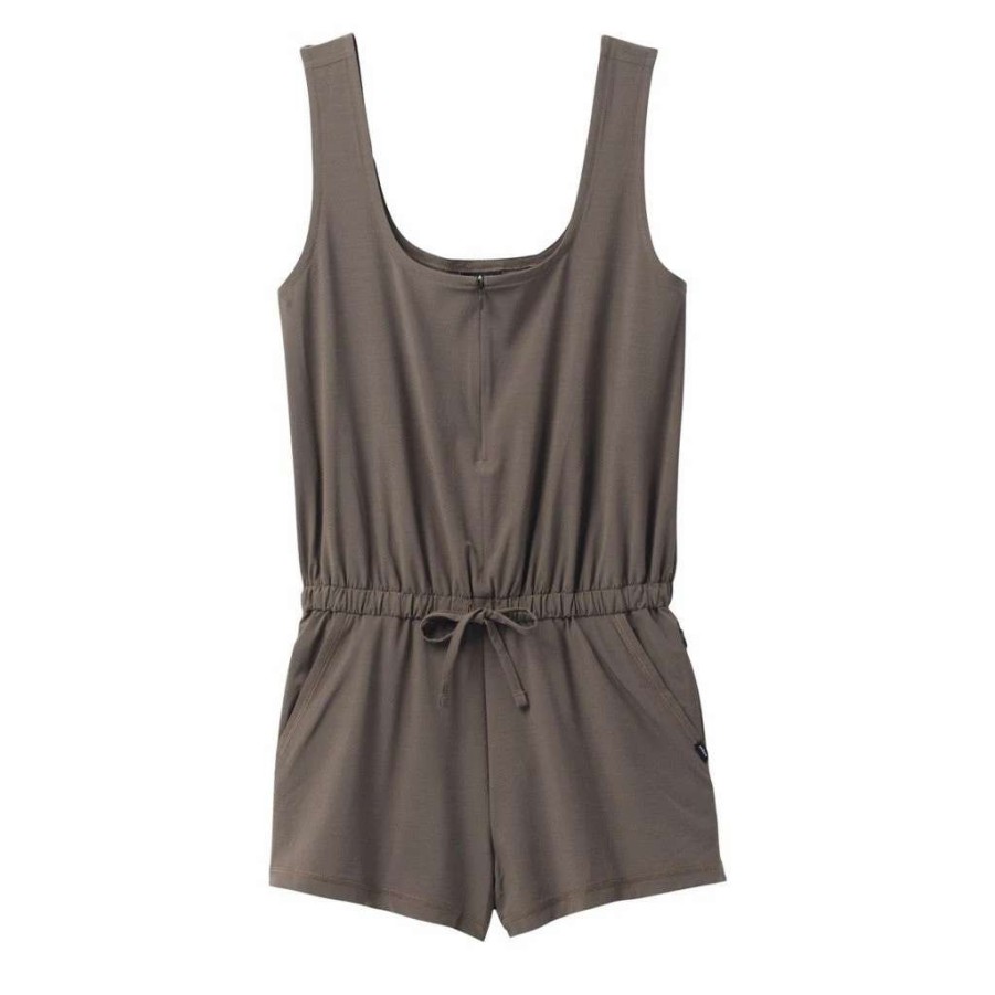 Women * | Prana Women'S Railay Romper Slate Green