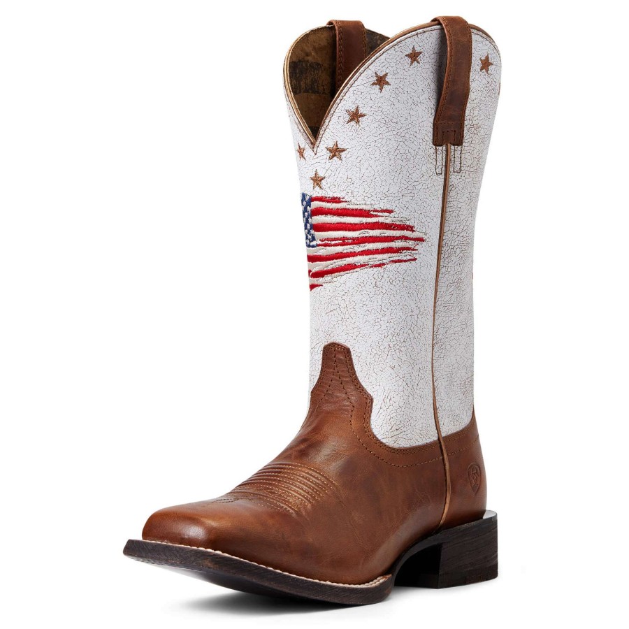 Footwear * | Ariat Women'S Circuit Patriot Western Boot Saddle Up