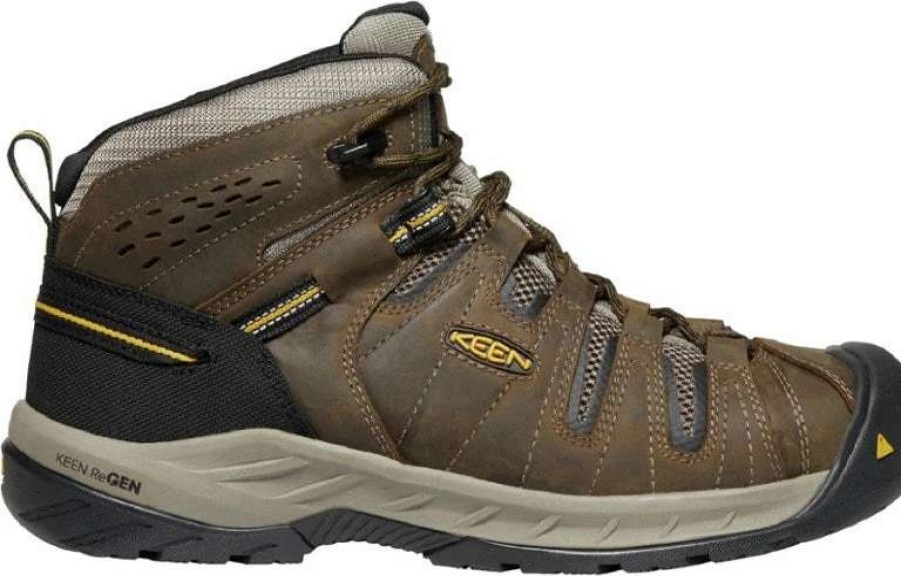 Footwear * | Keen Flint Ii Mid Waterproof Steel Toe Work Boot