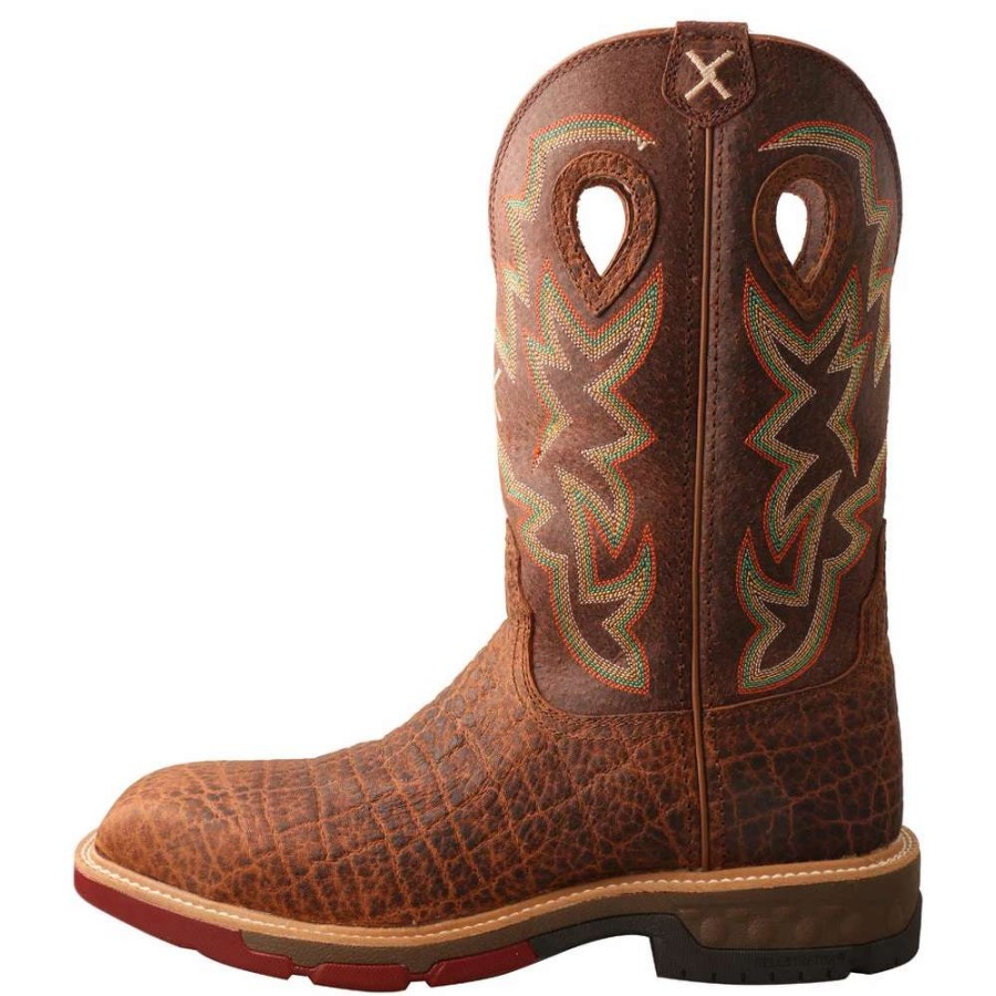 Footwear * | Twisted X Men'S 12-Inch Composite Toe Western Work Boot