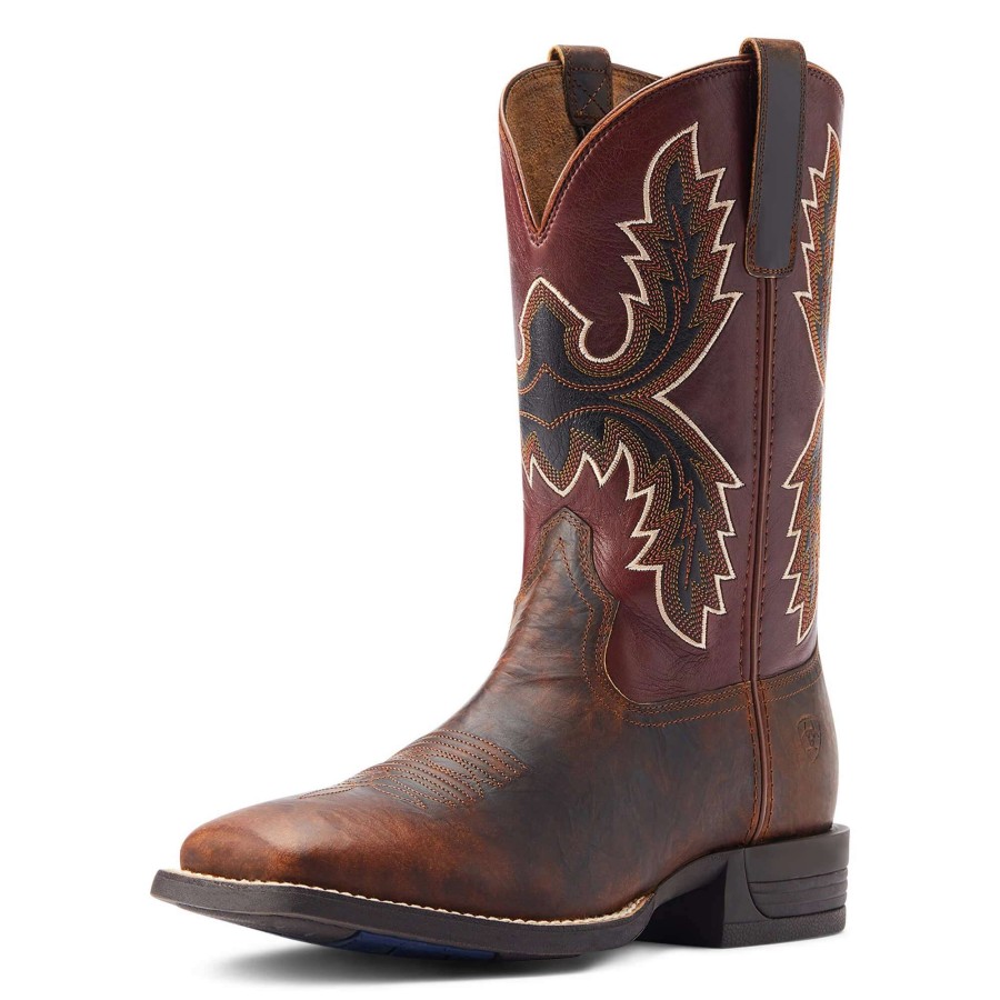 Footwear * | Ariat Pay Window Western Boot Bar Top Brown