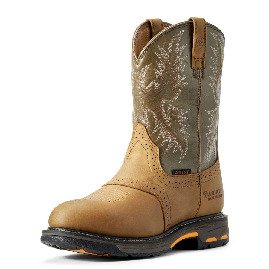 Footwear * | Ariat Workhog Waterproof Work Boot